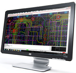 ITE use Cadence Allegro (www.cadence.com) and ORCAD CAD tools